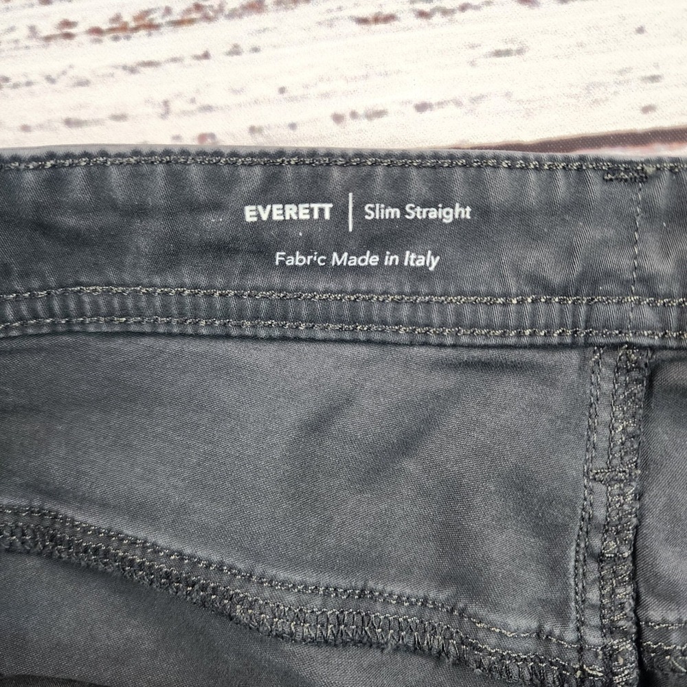 AG Adriano Goldschmied Everett Pants Men's 36x32 Gray Italian Fabric Stretch - Picture 3 of 8